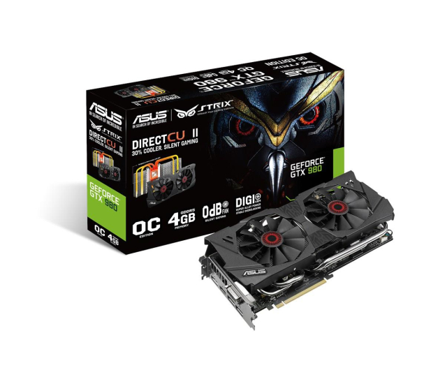 ASUS GeForce GTX 980 4096MB 256bit DirectCu II Strix OC - 210485 - zdjęcie